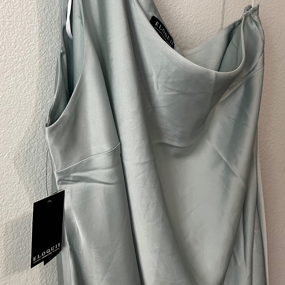 Eloquii One Shoulder Bias Cut Dress - Size 20 - New With Tags - Picture 4 of 5